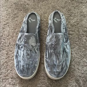 Slip one velvet shoes